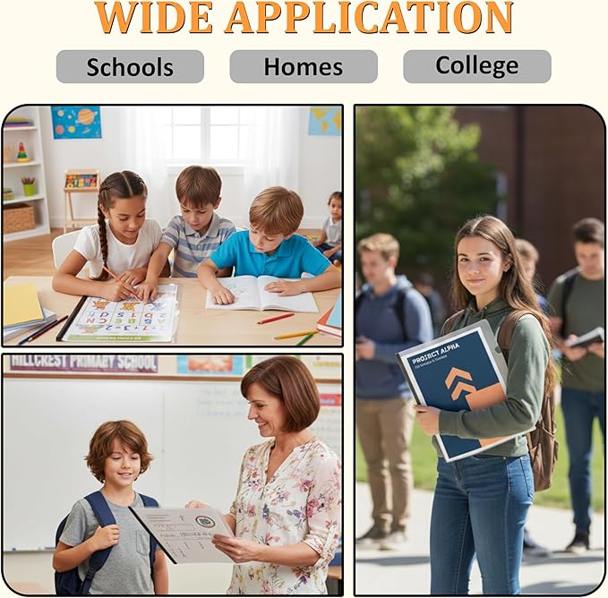 10 Pack Report Covers with Sliding Bar - Image 9