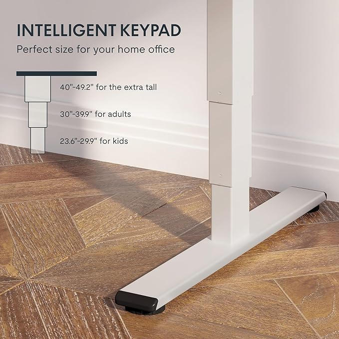 FLEXISPOT E6 3-Stage Dual Motor Electric Standing Desk 48 x 30 Sit Stand Up Desk - Image 5
