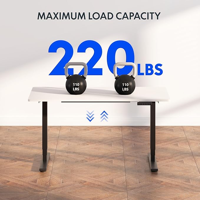 FLEXISPOT E6 3-Stage Dual Motor Electric Standing Desk 48 x 24 Sit Stand Up Desk - Image 6