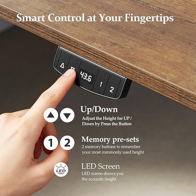 Klicelor 63 Inch Electric Standing Desk - Image 8