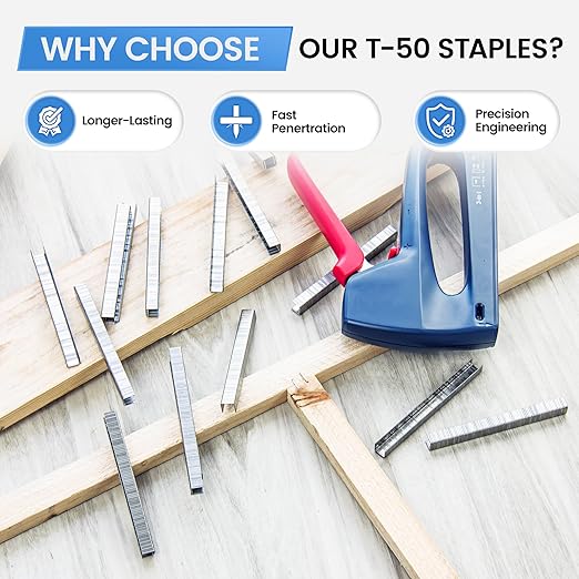 meite T-50 Stainless Steel Staples Marine, 5/16 Inch Heavy Duty Staples - Image 7
