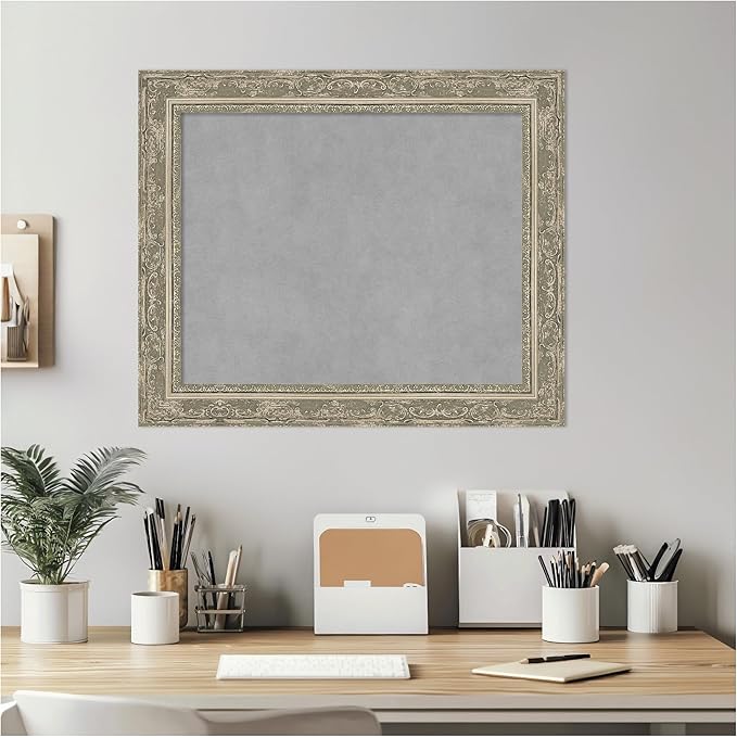 Amanti Art Silver Framed Magnetic Board 20x24 Small Vision Board - Image 7