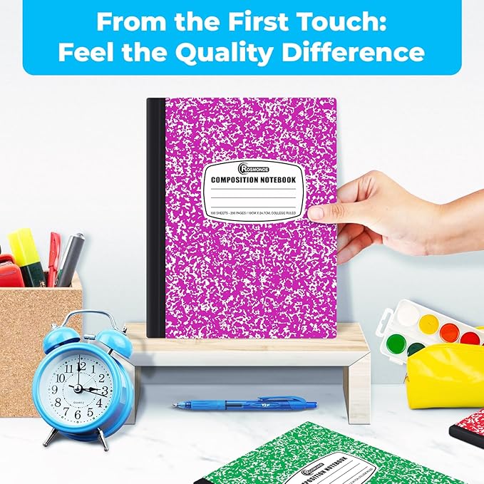 Rosmonde 2000 Pack Composition Notebook Bulk, College Ruled, Full Pallet of - Image 4