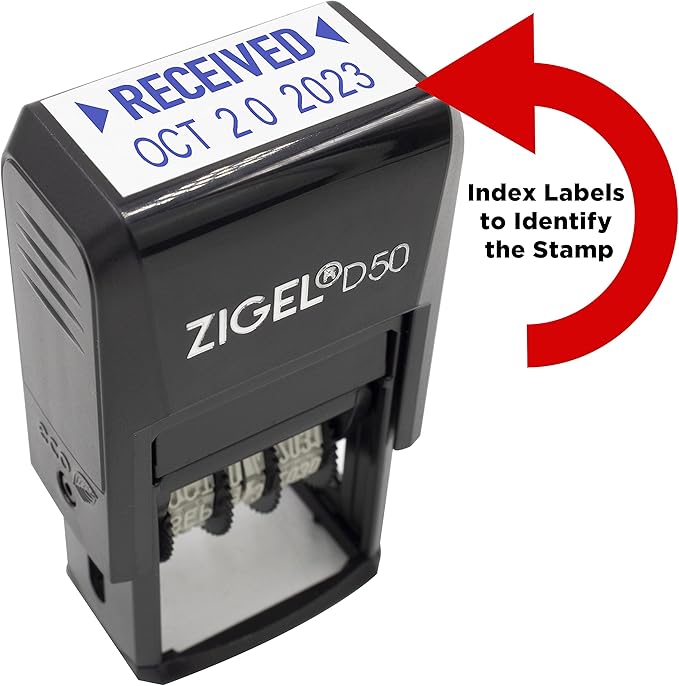 ZIGEL D50 Date Stamp with Entered - Image 5