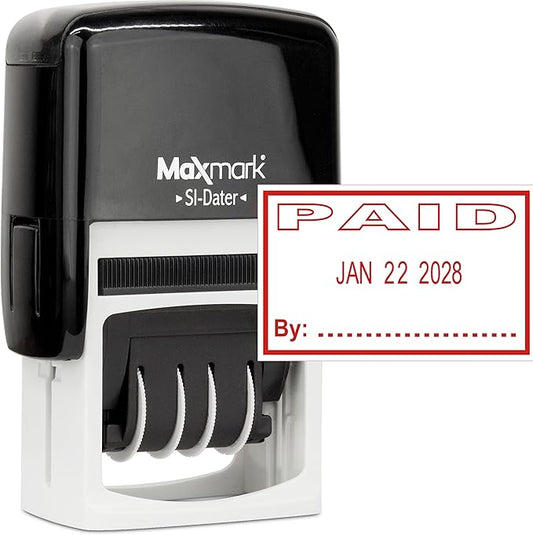 MaxMark Office Self Inking Date Stamp by Maxmark