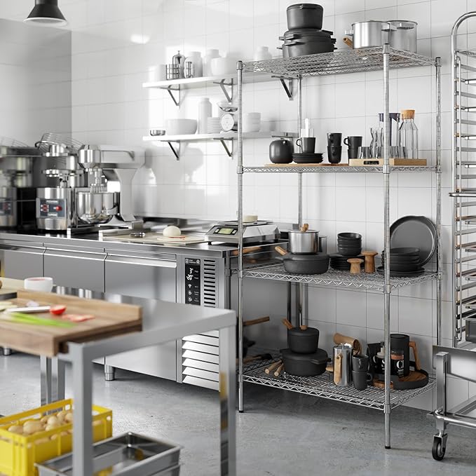 Regal Altair 24" Deep x 36" Wide x 74" Height Wire Shelving Kit | 4-Tier | NSF - Image 6