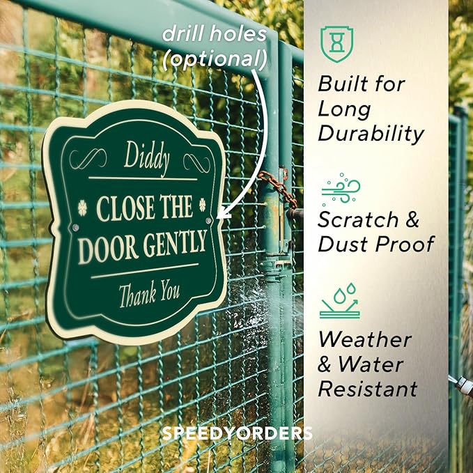 Custom Decorative Outdoor and Driveway Signs, Aluminum Waterproof Signs Made in - Image 6
