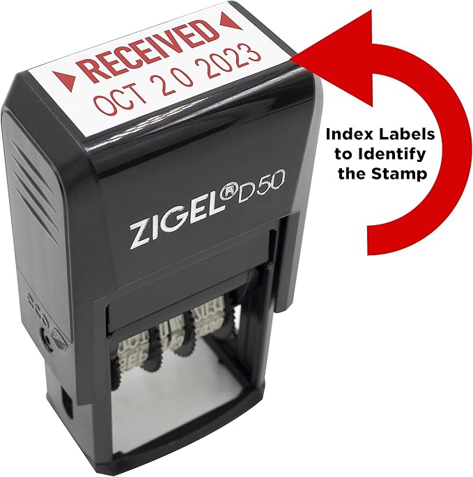 ZIGEL D50 Date Stamp with Scanned - Image 5