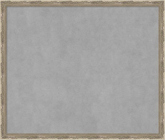 Amanti Art Silver Framed Magnetic Board 22x26 Medium Vision Board by AmantiArt