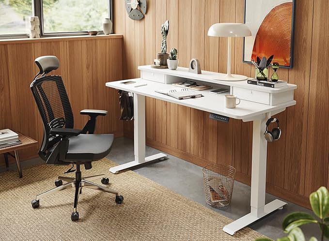 FEZIBO 40 x 24 Inch Height Adjustable Electric Standing Desk - Image 2