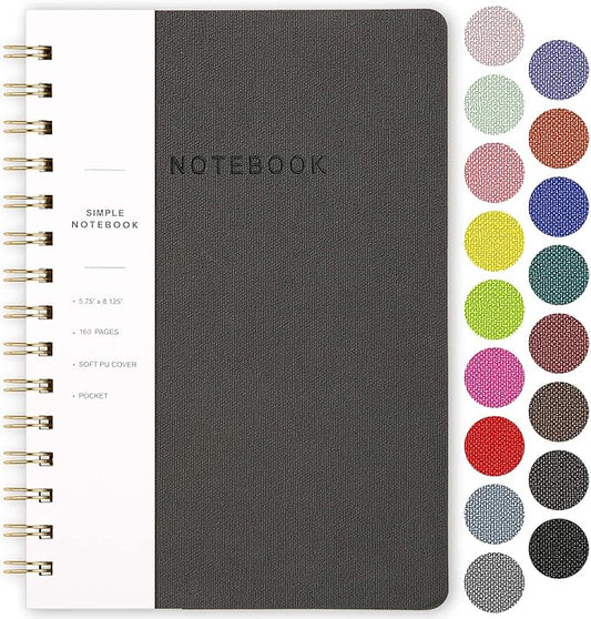 Spiral Notebook-5.75" x 8.125" College Ruled Journal by Oneirom
