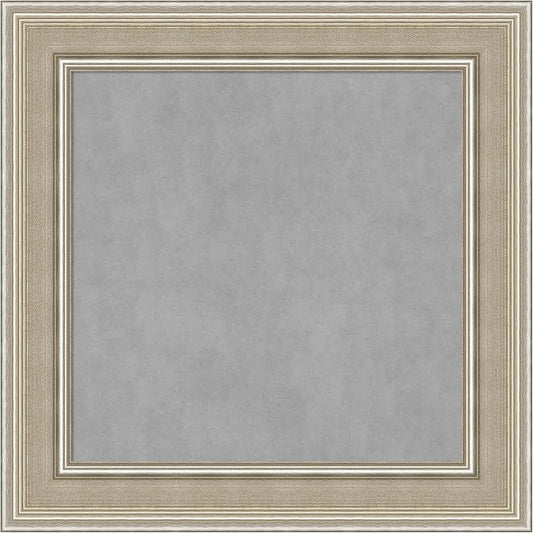 Amanti Art Silver Framed Magnetic Board 16x16 X-Small Vision Board by AmantiArt