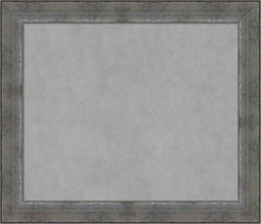 Amanti Art Silver Framed Magnetic Board 24x28 Medium Vision Board by AmantiArt