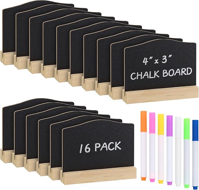 ALOTCHE Mini Chalkboard Signs by ALOTCHE