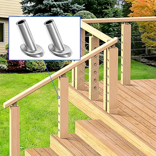 BLIKA 40 Pack 25 30 35 Degree 1/8" Angle Beveled Protector Sleeves, Angled Post - Image 7