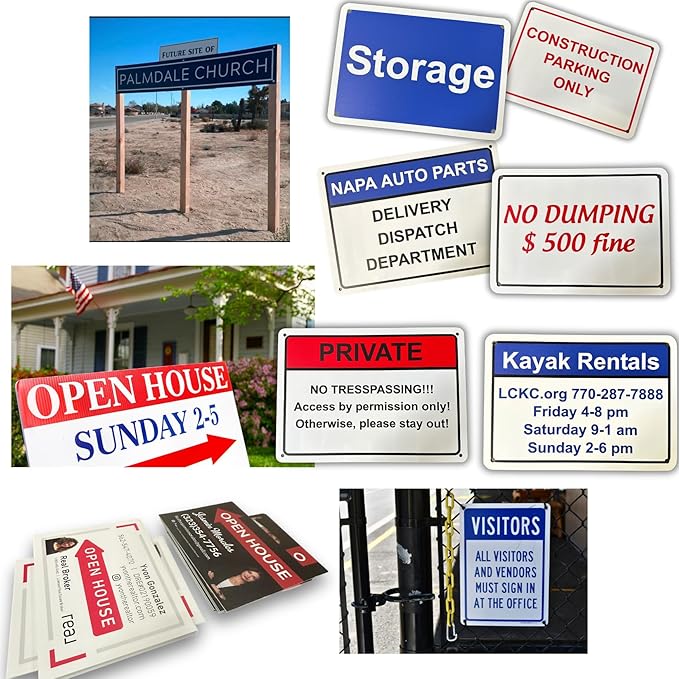 AV Grafx Custom Metal Signs, Professional, Customizable, UV Resistant, Made in - Image 4