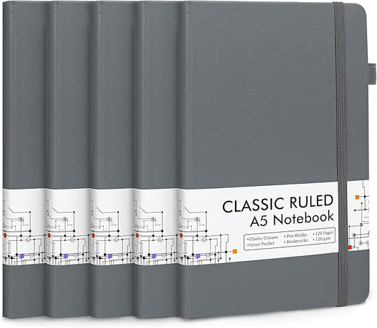 feela 5 Pack Journal Notebook Bulk by feela