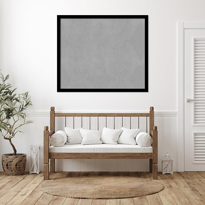 Amanti Art Black Framed Magnetic Board 43x51 Oversize Vision Board - Image 6