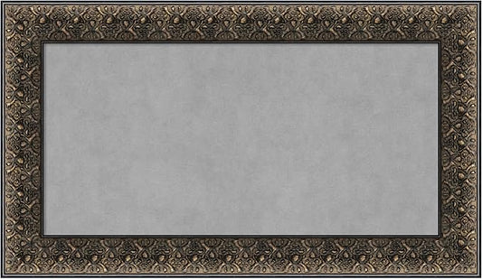 Amanti Art Black Framed Magnetic Board 17x29 Small Vision Board by AmantiArt