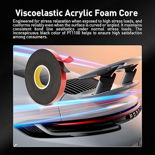 Automotive Acrylic Plus Attachment Tape 0.79" x 18Ft Made of 3M Pack of 2 - Image 5