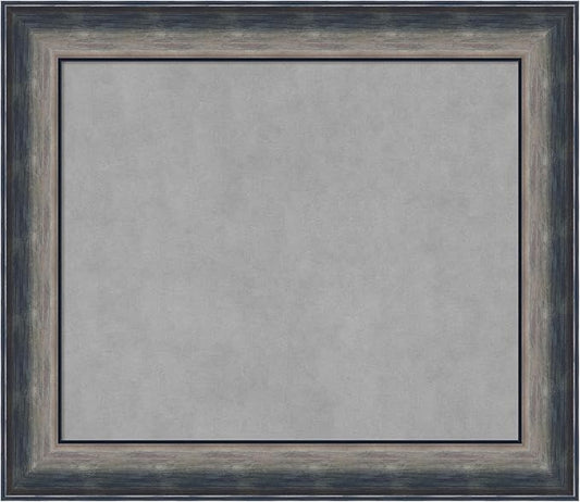 Amanti Art Silver Framed Magnetic Board 26x30 Medium Vision Board by AmantiArt