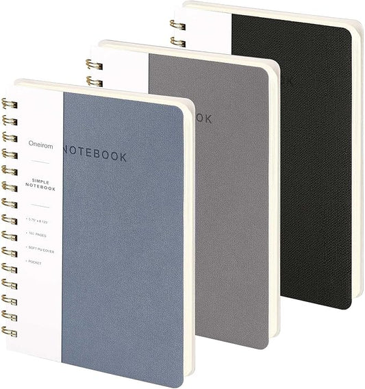 Spiral Notebook-5.75" x 8.125" College Ruled Journal by Oneirom