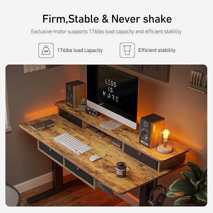 FEZIBO 55'' x 30'' Electric Standing Desk - Image 4