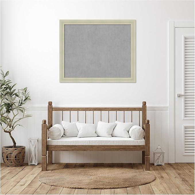 Amanti Art Silver Framed Magnetic Board 37x45 X-Large Vision Board - Image 5
