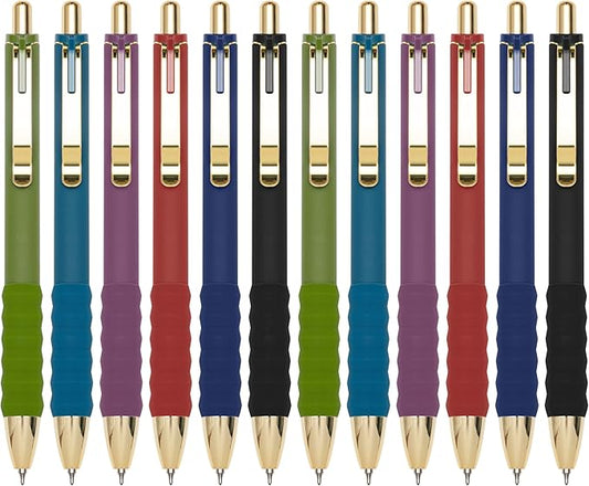 Linbsunne Gel Pens Black Ink Pen 0.5mm fine Point Pens Smooth Writing by Linbsunne