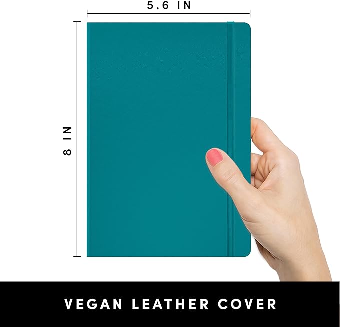 PAPERAGE Blank Journal Notebook, 160 Pages, Medium 5.6 in x 8 in - Image 2