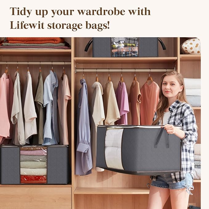 Lifewit 24 Pack Clothes Storage Bins - Image 9