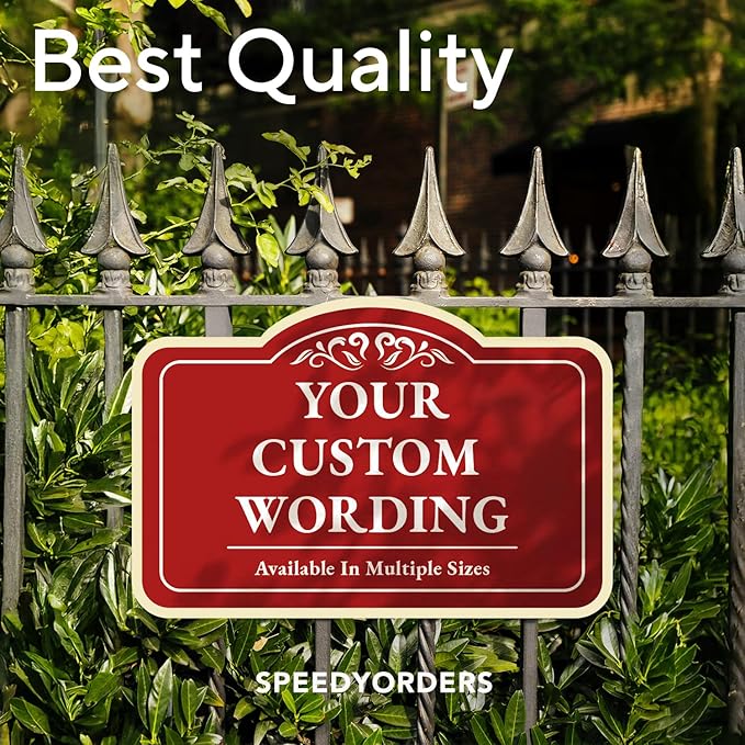Personalized Custom Decorative Outdoor Metal Sign - Image 7