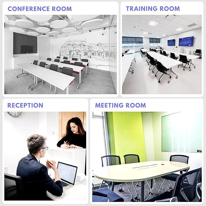6 Pack Stackable Conference Room Chairs - Image 7