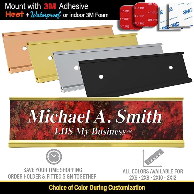 Custom Name Plate for Doors, - Image 3