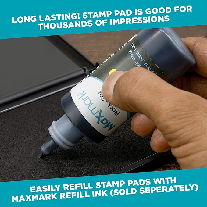 MaxMark Large Light Blue Stamp Pad - Image 4