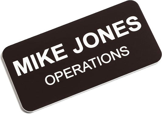 Custom Engraved Name Tag Badges – Personalized Identification by ProvidenceEngraving