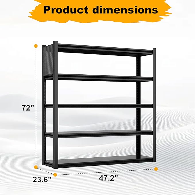 PLMFJQK 5 Sets Storage Shelves - Image 3