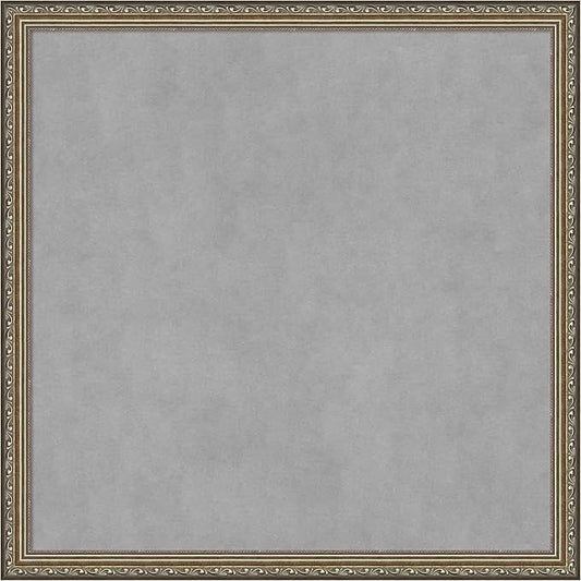 Amanti Art Silver Framed Magnetic Board 26x26 Medium Vision Board by AmantiArt