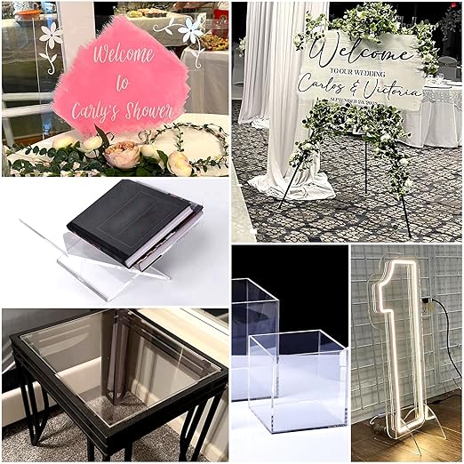 2 Pack 16x20 Inch Acrylic Sheet 1/8" Thick, Cast Acrylic Sheet, - Image 5