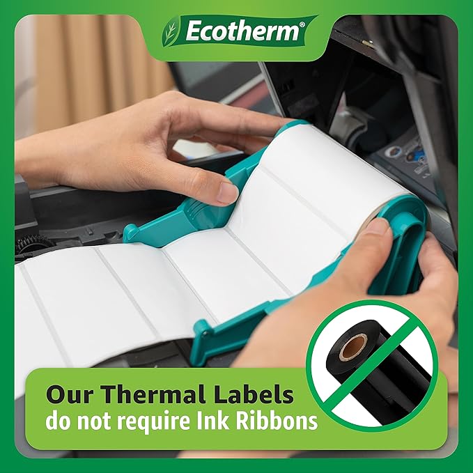 2"x1" Thermal Labels for Rollo, Offnova Printers and More - Image 4