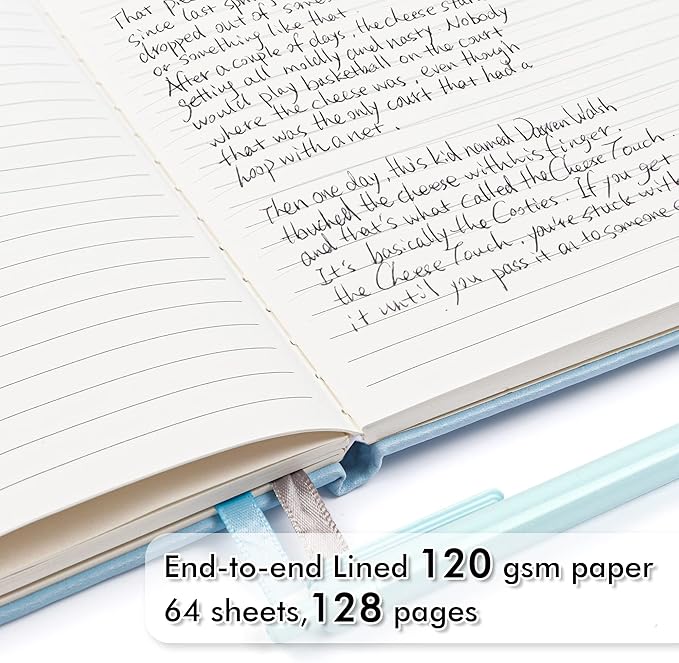 feela 8 Pack Notebooks Journals Bulk, Hardcover Notebook Classic Ruled Lined - Image 3