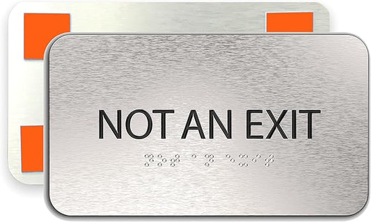 Not An Exit Sign for Business by ADASigns