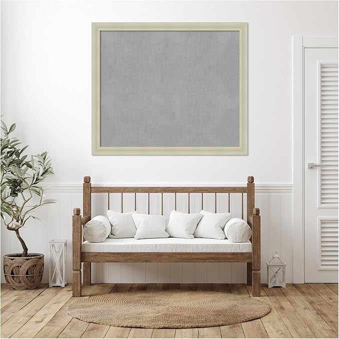 Amanti Art Silver Framed Magnetic Board 45x53 Oversize Vision Board - Image 5