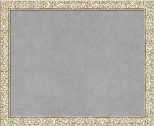 Amanti Art Silver Framed Magnetic Board 18x22 Small Vision Board by AmantiArt