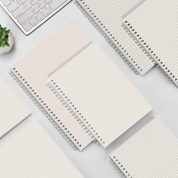 AHGXG Dotted Journal Spiral Notebook, Bullet Dot Grid Journal Large B5 - Image 6