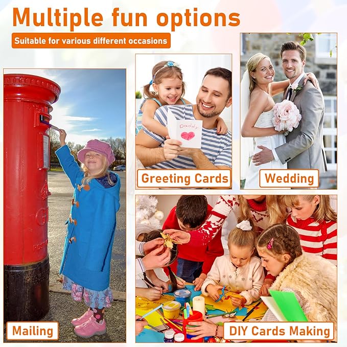 Guakicae 150 Sheets Cream Cardstock 5 x 7 Ivory Paper, 300gsm/110lb Heavyweight - Image 7
