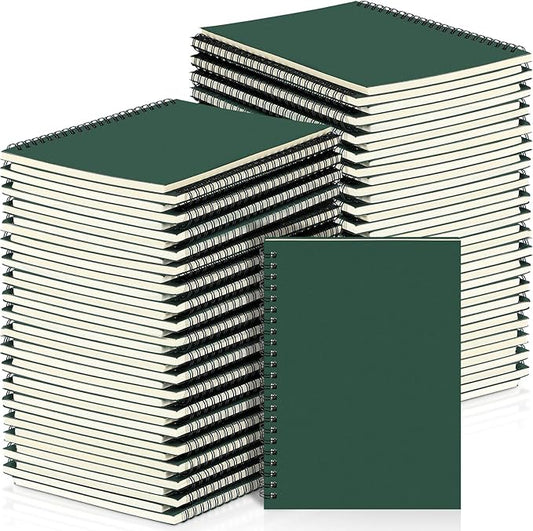 Yahenda 72 Pcs Spiral Notebook Bulk A5 Journal Lined 8.3'' x 5.5'' Writing by Yahenda