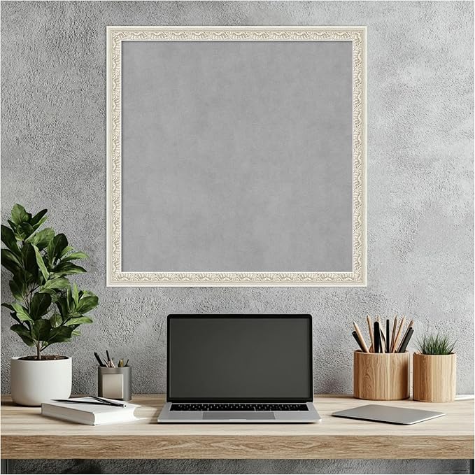 Amanti Art Silver Framed Magnetic Board 22x22 Medium Vision Board - Image 7