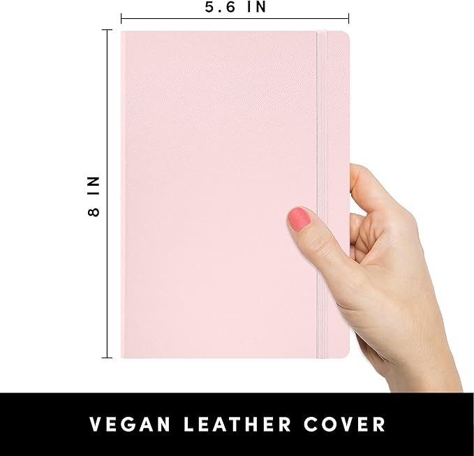 PAPERAGE Blank Journal Notebook, 160 Pages, Medium 5.6 in x 8 in - Image 2