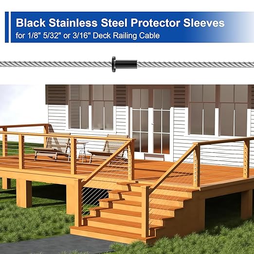 BLIKA 300 Pack Black Stainless Steel Protector Sleeves - Image 7